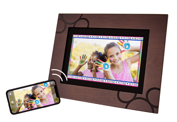 Disney PhotoShare 8" Classic Mickey Mouse Frame - photos from phone to frame